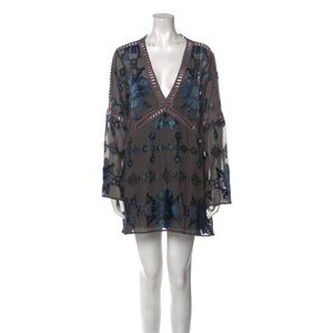 For Love And Lemons Barcelona Floral Mini Dress